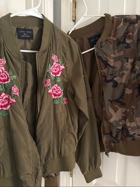 Love Tree Olive Bomber Jacket Bundle!!
